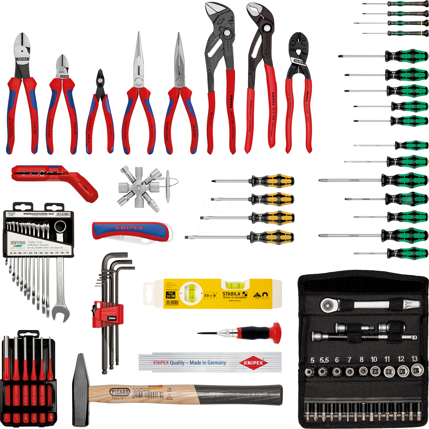 KNIPEX Werkzeugkoffer "BIG Basic Move" Mechanik 00 21 06 M