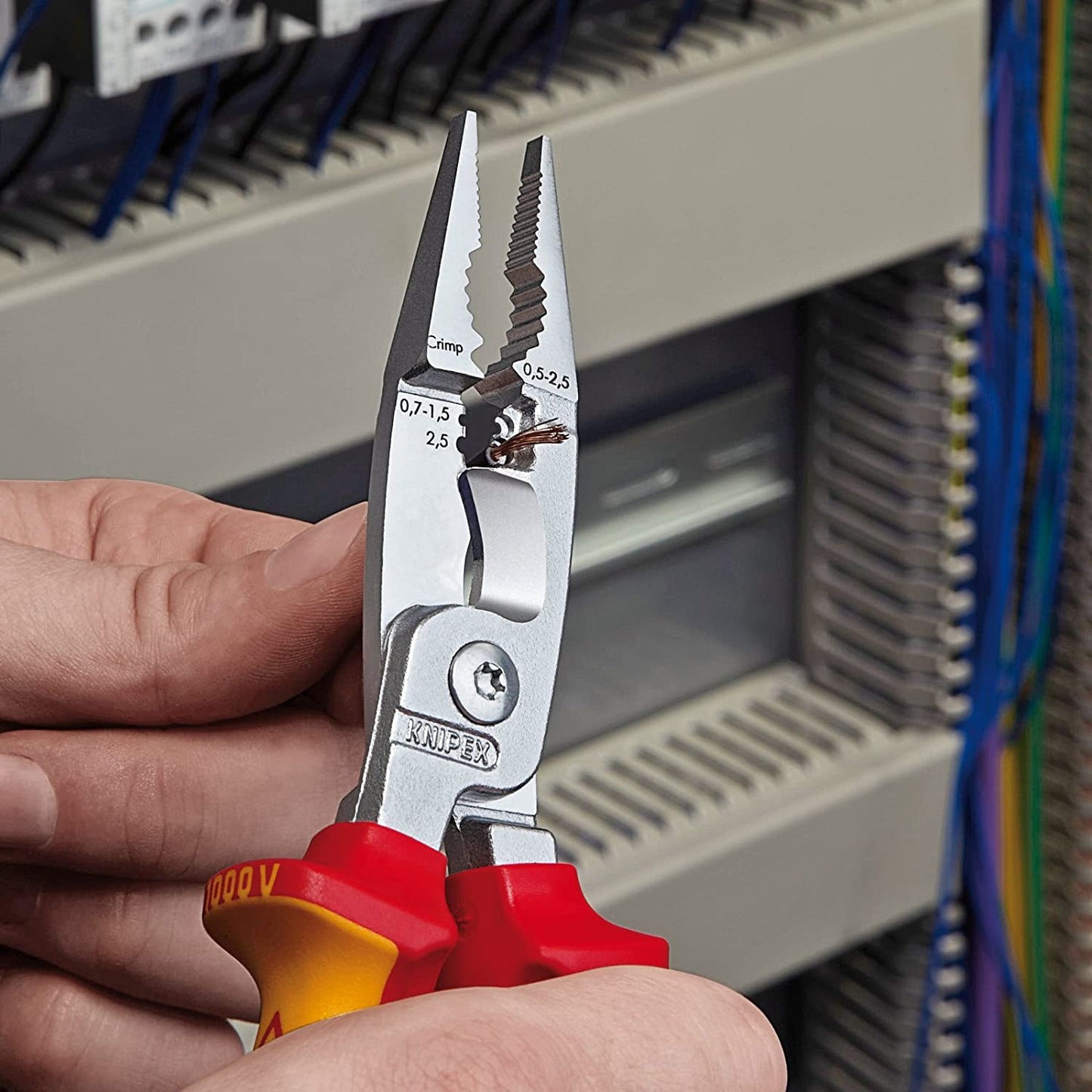 KNIPEX Elektro-Installationszange 1000V-isoliert 13 86 200