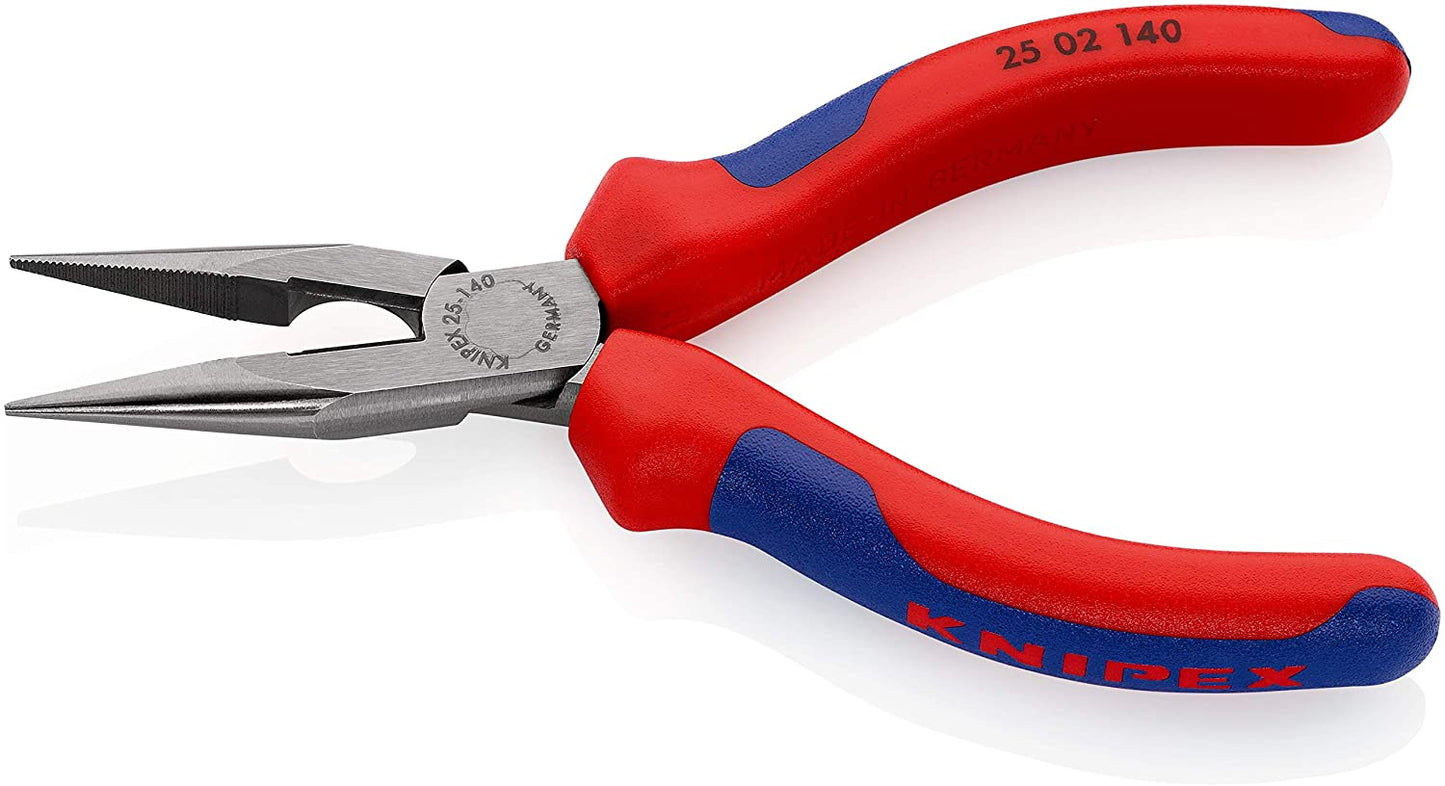 KNIPEX Flachrundzange mit Schneide 25 02 140