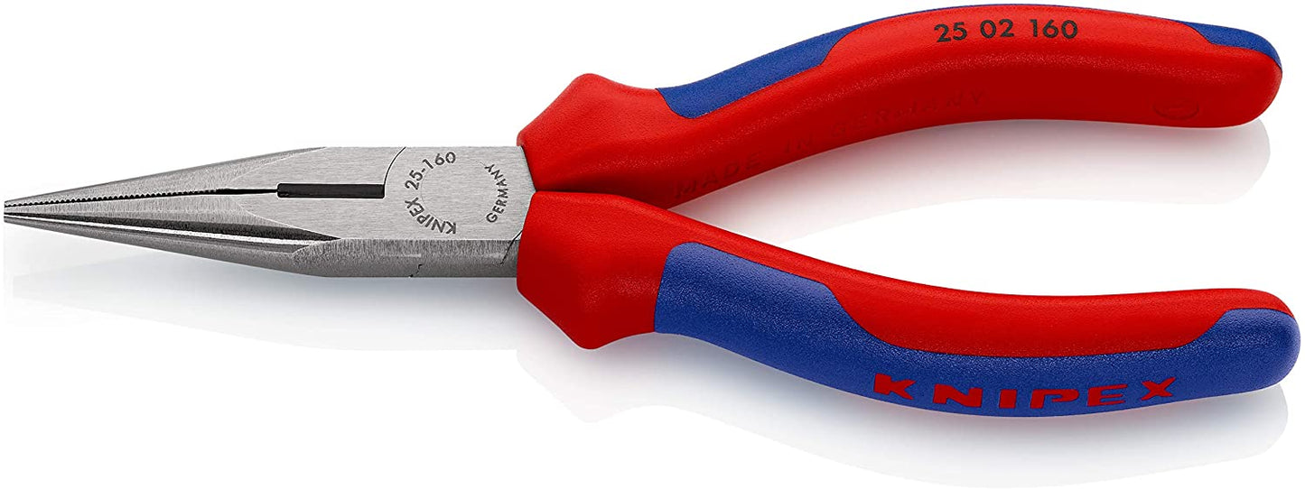 KNIPEX Flachrundzange mit Schneide 25 02 160