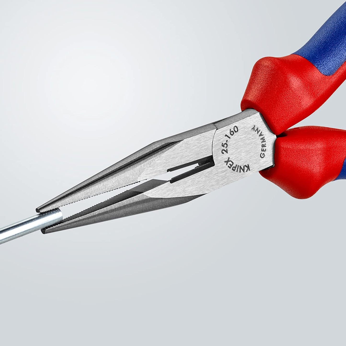 KNIPEX Flachrundzange mit Schneide 25 02 160
