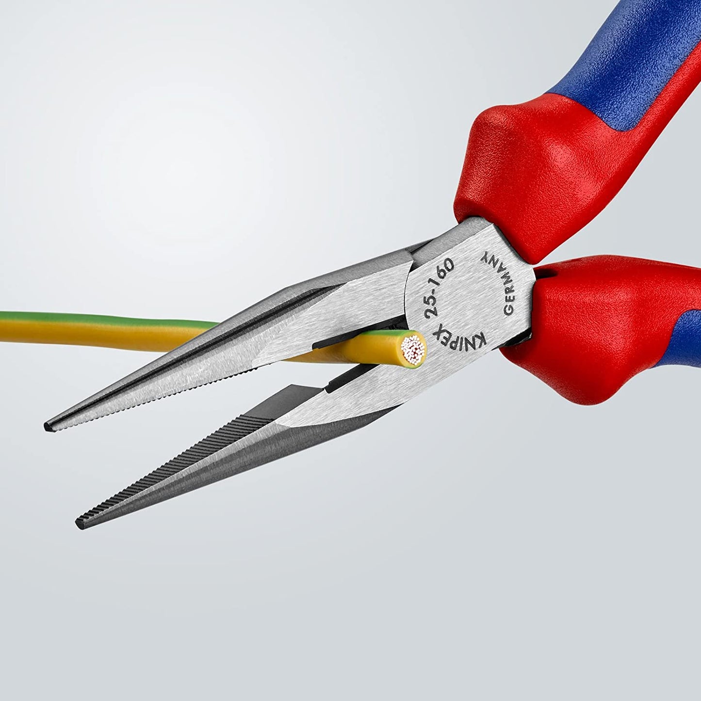 KNIPEX Flachrundzange mit Schneide 25 02 160