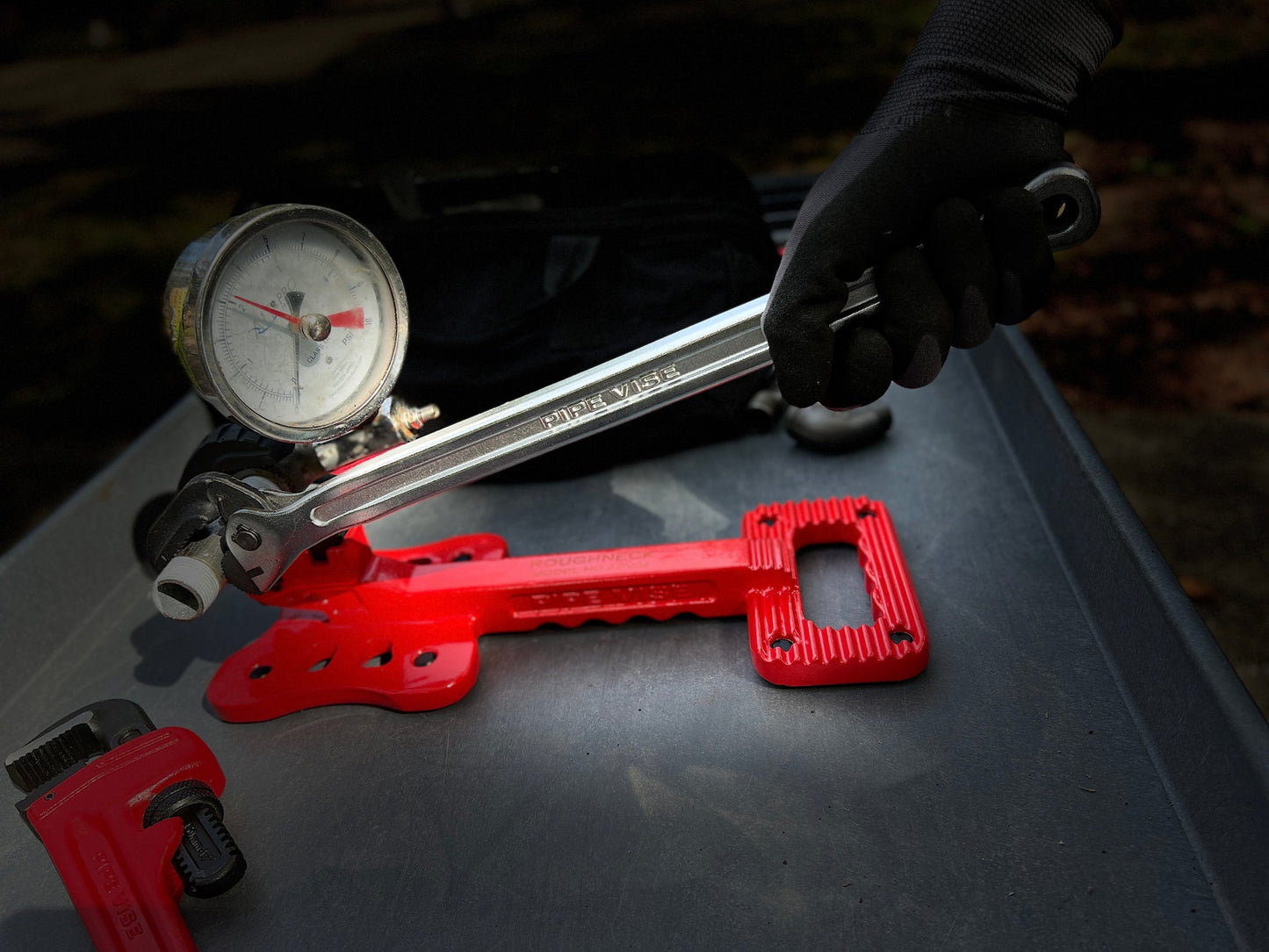 Pipe Vise "The Amigo Steel XL" (SW16-1)