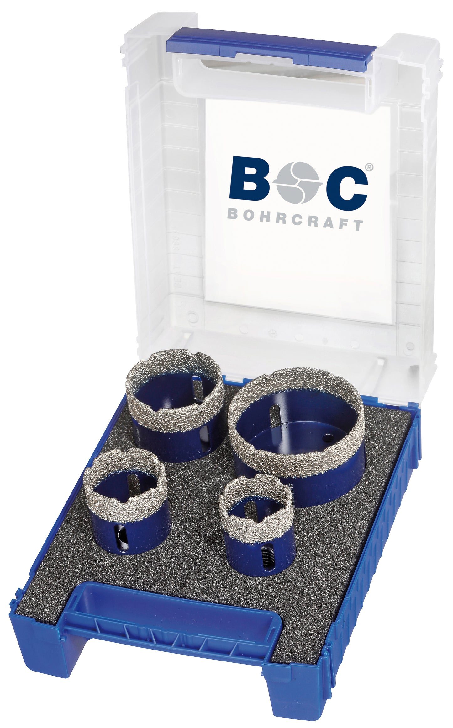 Bohrcraft DB4-2 / 4-tlg.M14 Diamantbo. 35 / 40 / 50 / 68 mm 27021330004