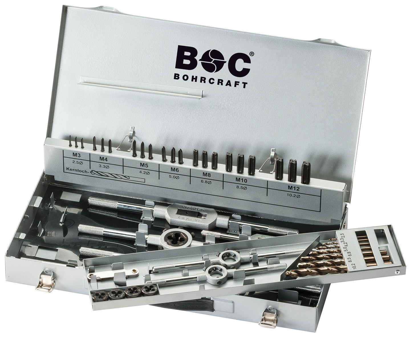 Bohrcraft GWE M3 Gewindeschneid-Sortimente HSS-E PROFI PLUS versch. Varianten