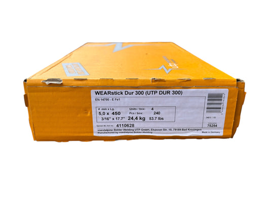 BÖHLER UTP WEARSTICK DUR 300 5,0x450 Umkarton 240 Stk. 24,4 KG