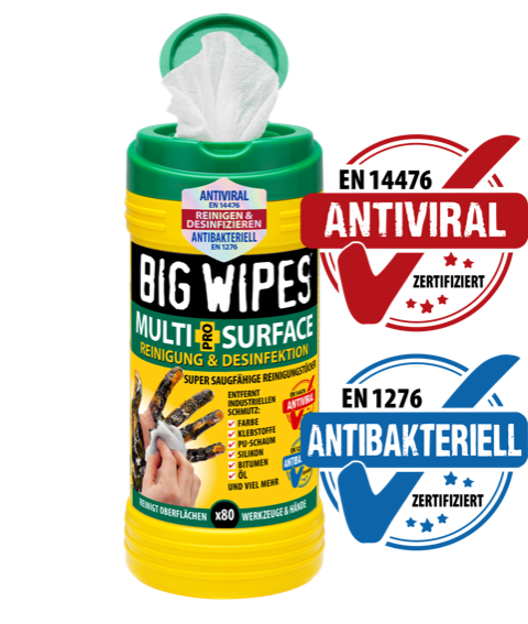 BIG WIPES Multi-Surface 4x4, 80 Tücher