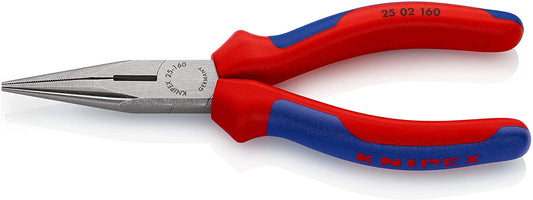 KNIPEX Flachrundzange mit Schneide 25 02 160