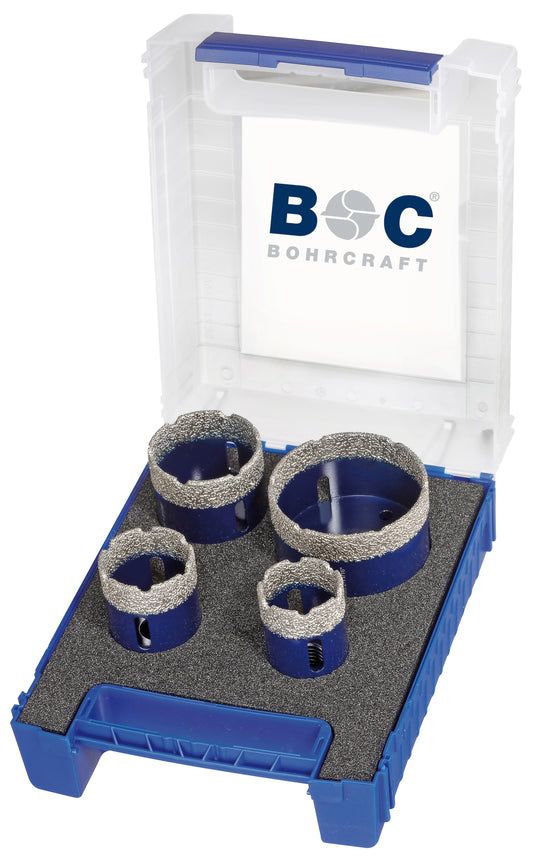 Bohrcraft DB4-2 / 4-tlg.M14 Diamantbo. 35 / 40 / 50 / 68 mm 27021330004