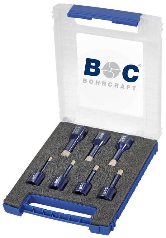 Bohrcraft DB7 / 7-tlg.M14 Diamantb.2x 6+8mm/je 1x 10/12/14mm 27021330007