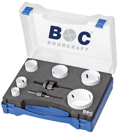 Bohrcraft LS6-E Bi-Metall Lochsägen ELEKTRO HSS-E (Co8), 8% Cobalt Vario-Verzahnung 8-tlg. 19011430006